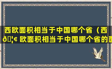 西欧面积相当于中国哪个省（西 🦢 欧面积相当于中国哪个省的面积）